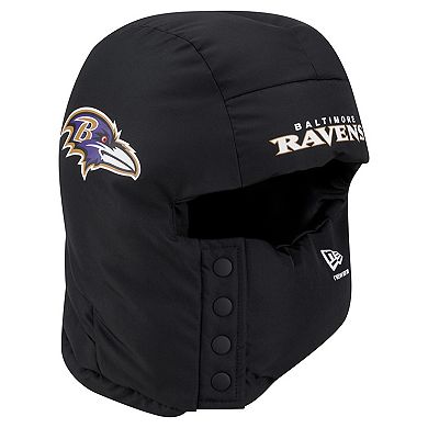 Men's New Era Black Baltimore Ravens Puffer Balaclava