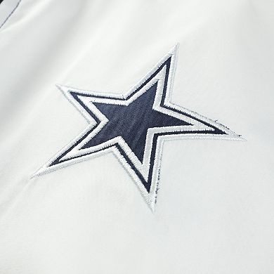 Men's Pro Player Navy/White Dallas Cowboys Tape II Lightweight Full-Zip Jacket