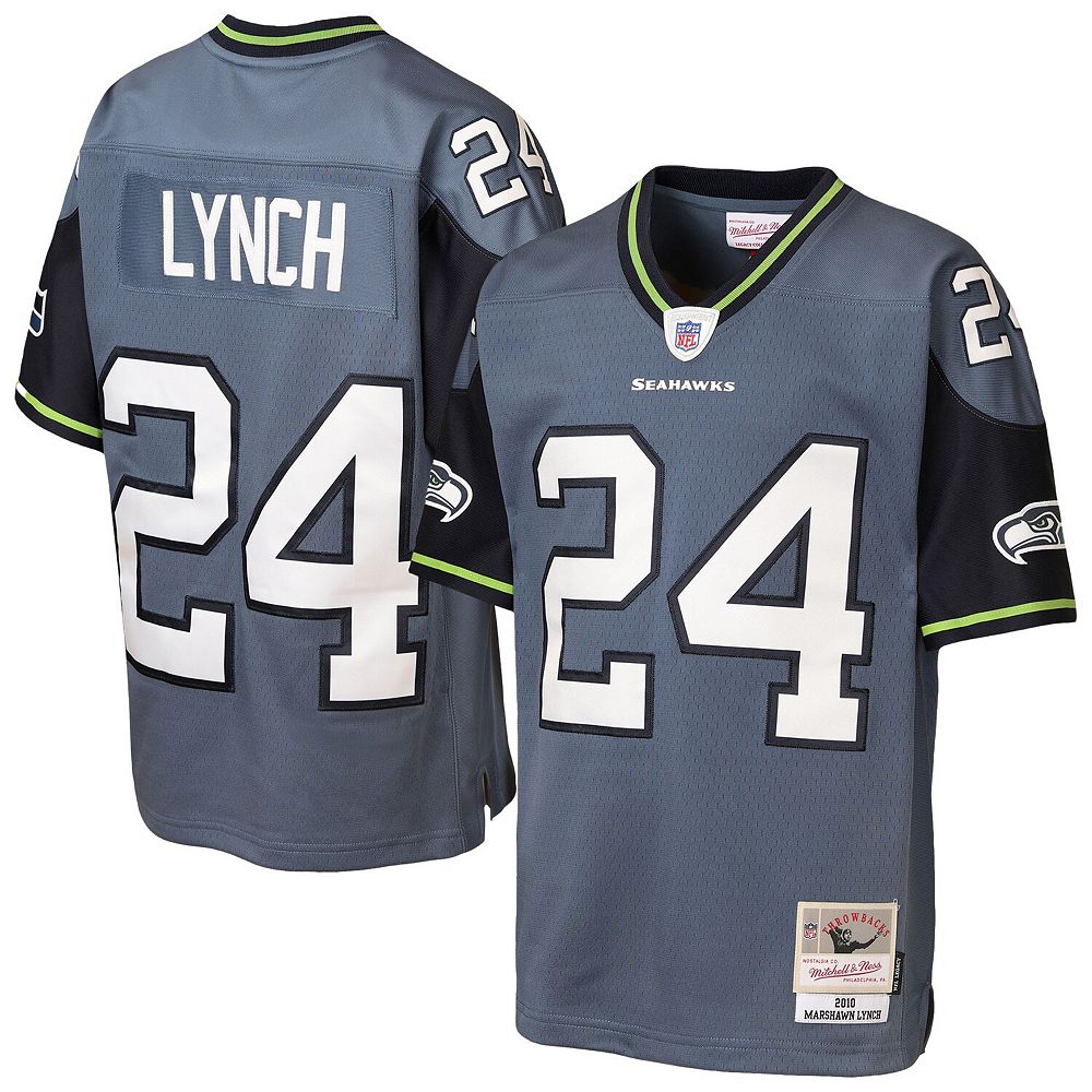 Youth Mitchell & Ness Marshawn Lynch Blue Seattle Seahawks Legacy