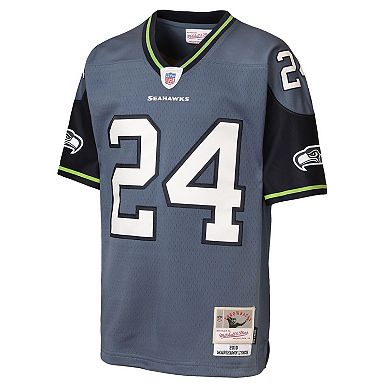 Youth Mitchell & Ness Marshawn Lynch Blue Seattle Seahawks Legacy Jersey