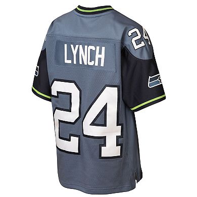 Youth Mitchell & Ness Marshawn Lynch Blue Seattle Seahawks Legacy Jersey