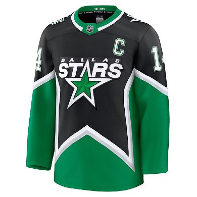 Men's Fanatics Jamie Benn Black Dallas Stars Alternate Premium Jersey