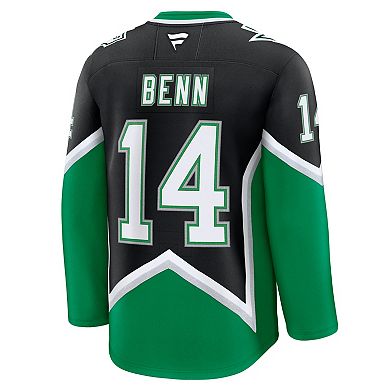 Men's Fanatics Jamie Benn Black Dallas Stars Alternate Premium Jersey
