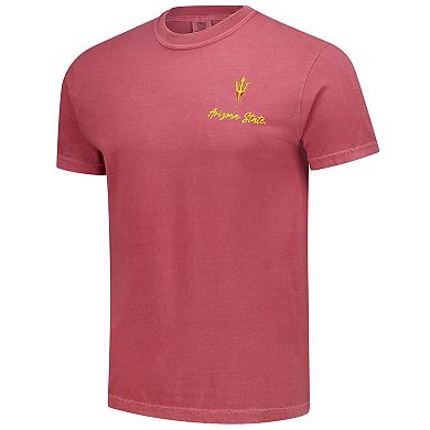 Men's Maroon Arizona State Sun Devils Deck the Halls Comfort Colors T-Shirt