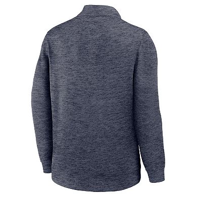 Men's Nike Navy UConn Huskies Coaches Dri-FIT Half-Zip Pullover