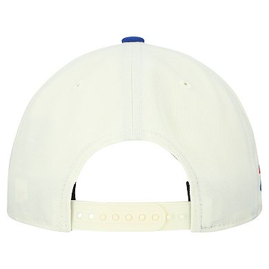 Men's New Era Cream Buffalo Bills Upside Down 9FIFTY A-Frame Snapback Hat