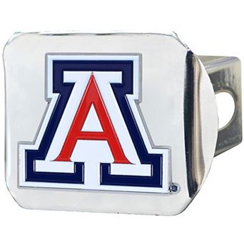 Logo Brands Arizona Wildcats Color on Chrome Hitch Cover