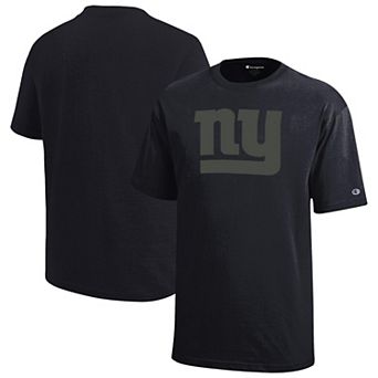 Youth Champion Black New York Giants Tonal T-Shirt