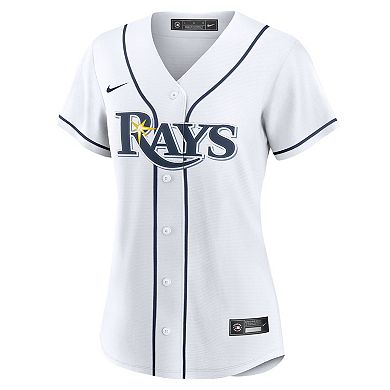 Women's Nike Junior Caminero White Tampa Bay Rays Home Replica Jersey