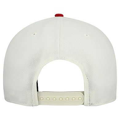 Men's New Era Cream Arizona Cardinals Upside Down 9FIFTY A-Frame Snapback Hat