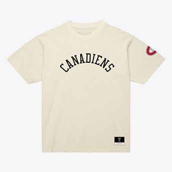 Unisex Mitchell & Ness Cream Montreal Canadiens Arched Team T-Shirt