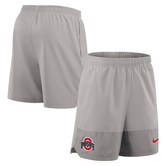 Men's Nike Gray Ohio State Buckeyes 2025 Sideline Dri-FIT Shorts