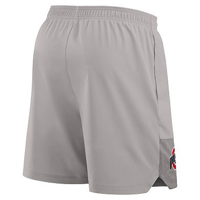 Men's Nike Gray Ohio State Buckeyes 2025 Sideline Dri-FIT Shorts