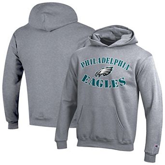 Youth Champion Red Philadelphia Eagles Powerblend Fleece Hoodie