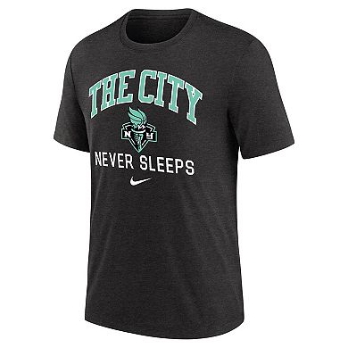 Men's Nike Black New York Liberty Tri-Blend T-Shirt