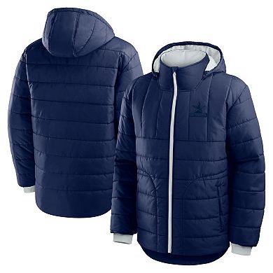 Men's Fanatics Navy Dallas Cowboys Full-Zip Hooded Jacket
