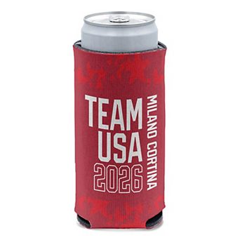 WinCraft Team USA Milano Cortina 2026 Winter Olympics Slim Can Cooler