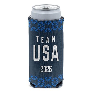 WinCraft Team USA Milano Cortina 2026 Winter Olympics Slim Can Cooler