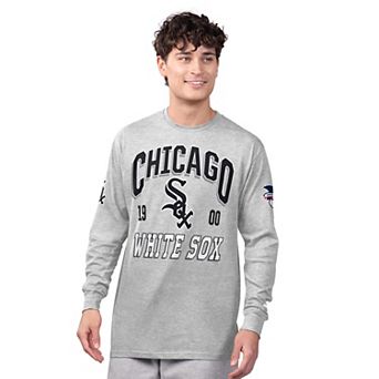 Men's Starter Heather Gray/Black Chicago White Sox Two-Pack Long Sleeve & Short Sleeve T-Shirt Set
