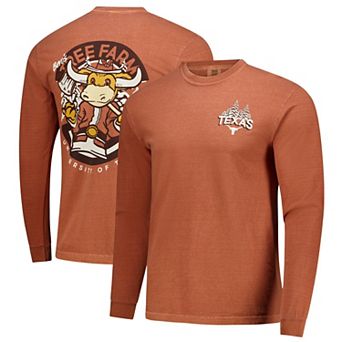 Men's Texas Orange Texas Longhorns Tree Farm Comfort Colors Long-Sleeve T-Shirt