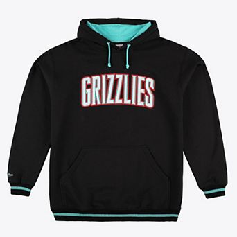 Men's Mitchell & Ness Black Memphis Grizzlies Hardwood Classics Big & Tall Hoodie