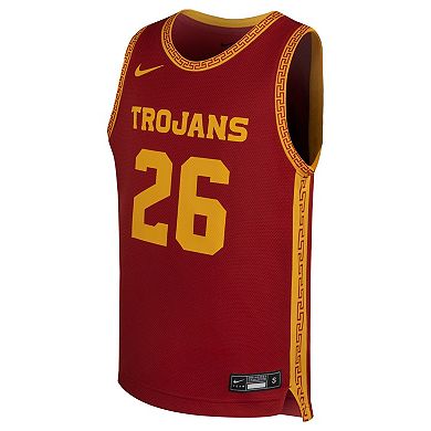 Youth Nike #26 Cardinal USC Trojans Replica Basketball Jersey