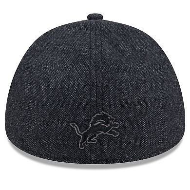 Men's New Era Gray Detroit Lions Peaky Duckbill Fitted Hat