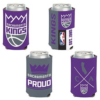 WinCraft Sacramento Kings 4-Pack 12oz. Can Cooler Set