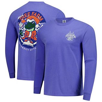 Men's Royal Florida Gators Tree Farm Comfort Colors Long-Sleeve T-Shirt