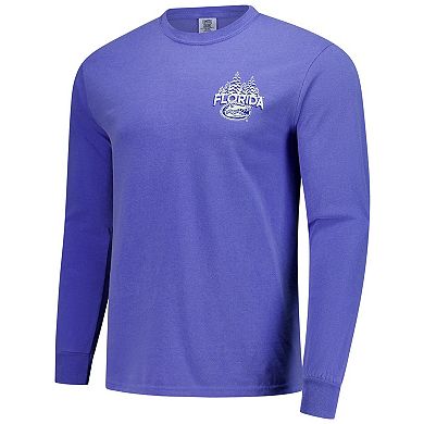 Men's Royal Florida Gators Tree Farm Comfort Colors Long-Sleeve T-Shirt