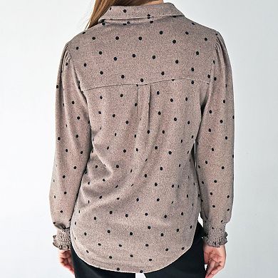 Parker Caramel Dot Top