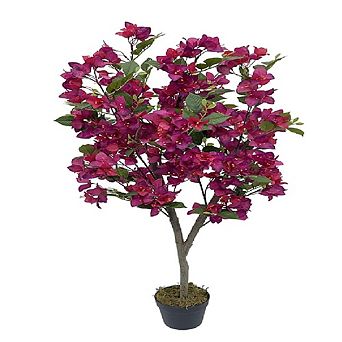 Artificial Bougainvillea Tree with Real Touch Leaves for Photography Studio & Decor