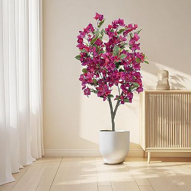 Artificial Bougainvillea Tree with Real Touch Leaves for Photography Studio & Decor