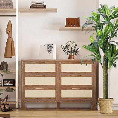 Artificial Dracaena Silk Plant Faux Evergreen Yucca in Pot,Tall Plants for Living Room & Office