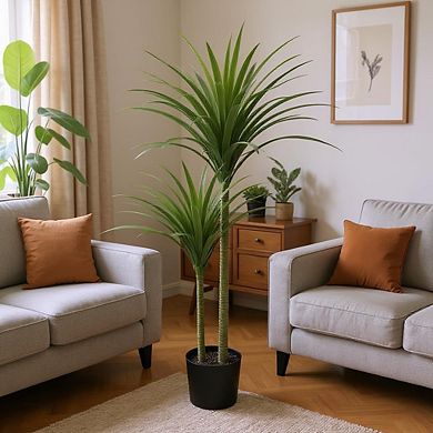 Artificial Dracaena Tree with Adjustable Branch for Indoor & Outdoor Home Decor