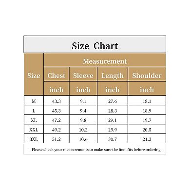 Men's Camp Collar Shirt Button Down Short Sleeve Distressed Ripped Casual Shirts