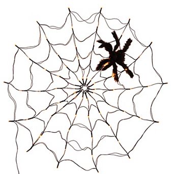Halloween Spider Web Light 3.28FT Battery Powered, 70LED, 8 Effects
