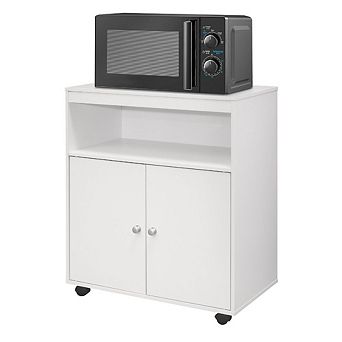 Vericombe 2-Door Accent Cabinet Microwave Kitchen Cart