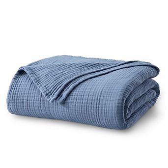 Market & Place Cotton Muslin Bed Blanket