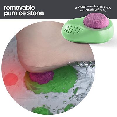 Medicalkingusa Foot Spa with Heat and Massage and Jets Includes A Remote Control Massage Pumice Stone Collapsible Foot Spa Massager with Heat and