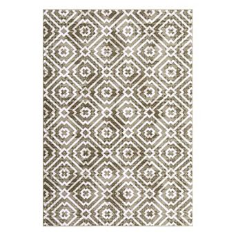 IDEALHOUSE Washable Geometric Rug
