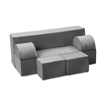 IDEALHOUSE 6 pc Kids Play Couch
