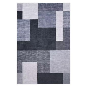 IDEALHOUSE Geometric Washable Rug