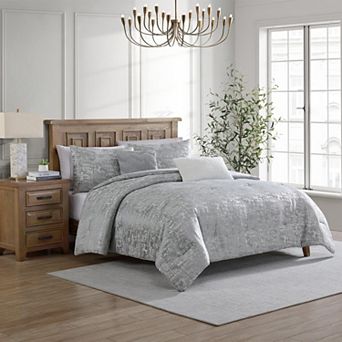 Queen Size 5 pc Comforter Set with Matching Shams & Decorative Pillows