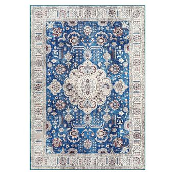 IDEALHOUSE Bohemian Pattern Medallion Rug