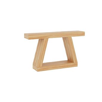 55 in Long Console Table, Farmhouse Wooden Entryway Table Sofa Table Behind The Couch with Storage