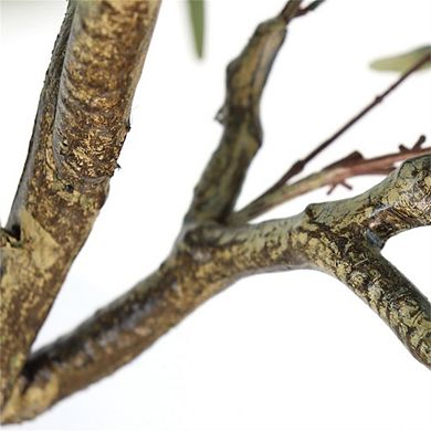 Artificial Eucalyptus Fall Tree in Pot for Thanksgiving, Porch & Home Decor