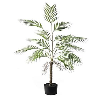 Artificial Palm Tree in Pot with Soft Leaves for Office, Living Room & Balcony
