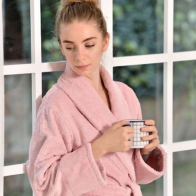 Luxury Turkish Bath Robe, Hotel Style Ultra Soft Robe For Home and Bath, Soft Shawl Collar Bathrobe