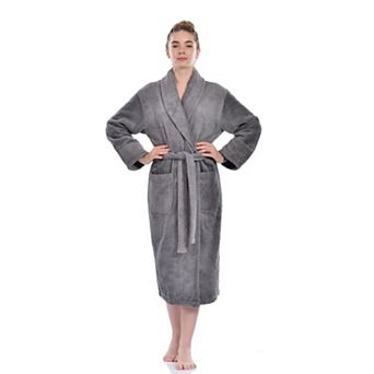 Luxury Turkish Bath Robe, Hotel Style Ultra Soft Robe For Home and Bath, Soft Shawl Collar Bathrobe